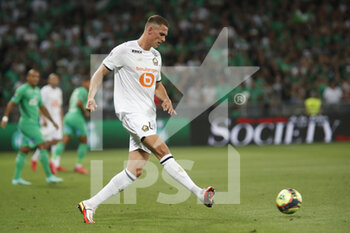 2021-08-21 - Sven BOTMAN of Lille during the French championship Ligue 1 football match between AS Saint-Etienne and LOSC Lille on August 21, 2021 at Geoffroy-Guichard stadium in Saint-Etienne, France - Photo Romain Biard / Isports / DPPI - AS SAINT-ETIENNE (ASSE) VS LILLE OSC (LOSC) - FRENCH LIGUE 1 - SOCCER