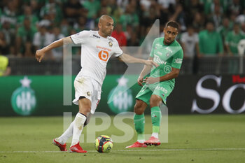 2021-08-21 - Burak YILMAZ of Lille during the French championship Ligue 1 football match between AS Saint-Etienne and LOSC Lille on August 21, 2021 at Geoffroy-Guichard stadium in Saint-Etienne, France - Photo Romain Biard / Isports / DPPI - AS SAINT-ETIENNE (ASSE) VS LILLE OSC (LOSC) - FRENCH LIGUE 1 - SOCCER