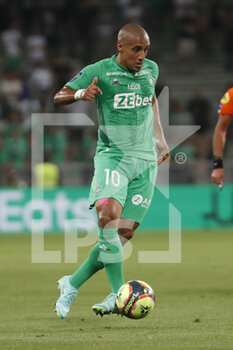 2021-08-21 - Wahbi KHAZRI of Saint Etienne during the French championship Ligue 1 football match between AS Saint-Etienne and LOSC Lille on August 21, 2021 at Geoffroy-Guichard stadium in Saint-Etienne, France - Photo Romain Biard / Isports / DPPI - AS SAINT-ETIENNE (ASSE) VS LILLE OSC (LOSC) - FRENCH LIGUE 1 - SOCCER