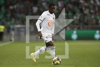 2021-08-21 - Timothy WEAH of Lille during the French championship Ligue 1 football match between AS Saint-Etienne and LOSC Lille on August 21, 2021 at Geoffroy-Guichard stadium in Saint-Etienne, France - Photo Romain Biard / Isports / DPPI - AS SAINT-ETIENNE (ASSE) VS LILLE OSC (LOSC) - FRENCH LIGUE 1 - SOCCER