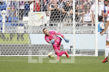 2021-08-22 - Anthony LOPES of Lyon during the French championship Ligue 1 football match between Olympique Lyonnais and Clermont Foot 63 on August 22, 2021 at Groupama stadium in Decines-Charpieu near Lyon, France - Photo Romain Biard / Isports / DPPI - OLYMPIQUE LYONNAIS VS CLERMONT FOOT 63 - FRENCH LIGUE 1 - SOCCER