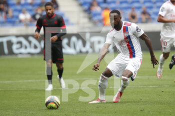 2021-08-22 - Moussa DEMBELE of Lyon during the French championship Ligue 1 football match between Olympique Lyonnais and Clermont Foot 63 on August 22, 2021 at Groupama stadium in Decines-Charpieu near Lyon, France - Photo Romain Biard / Isports / DPPI - OLYMPIQUE LYONNAIS VS CLERMONT FOOT 63 - FRENCH LIGUE 1 - SOCCER