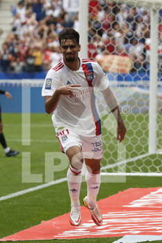 2021-08-22 - Lucas PAQUETA of Lyon goal during the French championship Ligue 1 football match between Olympique Lyonnais and Clermont Foot 63 on August 22, 2021 at Groupama stadium in Decines-Charpieu near Lyon, France - Photo Romain Biard / Isports / DPPI - OLYMPIQUE LYONNAIS VS CLERMONT FOOT 63 - FRENCH LIGUE 1 - SOCCER