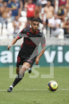 2021-08-22 - Akim ZEDADKA of Clermont during the French championship Ligue 1 football match between Olympique Lyonnais and Clermont Foot 63 on August 22, 2021 at Groupama stadium in Decines-Charpieu near Lyon, France - Photo Romain Biard / Isports / DPPI - OLYMPIQUE LYONNAIS VS CLERMONT FOOT 63 - FRENCH LIGUE 1 - SOCCER