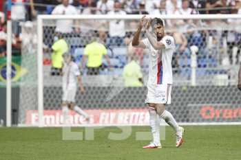 2021-08-22 - Lucas PAQUETA of Lyon during the French championship Ligue 1 football match between Olympique Lyonnais and Clermont Foot 63 on August 22, 2021 at Groupama stadium in Decines-Charpieu near Lyon, France - Photo Romain Biard / Isports / DPPI - OLYMPIQUE LYONNAIS VS CLERMONT FOOT 63 - FRENCH LIGUE 1 - SOCCER