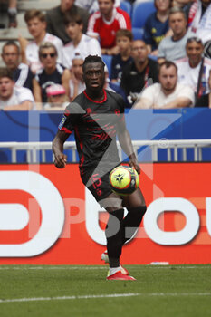 2021-08-22 - Arial MENDY of Clermont during the French championship Ligue 1 football match between Olympique Lyonnais and Clermont Foot 63 on August 22, 2021 at Groupama stadium in Decines-Charpieu near Lyon, France - Photo Romain Biard / Isports / DPPI - OLYMPIQUE LYONNAIS VS CLERMONT FOOT 63 - FRENCH LIGUE 1 - SOCCER