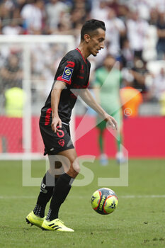 2021-08-22 - Saif KHAOUI of Clermont during the French championship Ligue 1 football match between Olympique Lyonnais and Clermont Foot 63 on August 22, 2021 at Groupama stadium in Decines-Charpieu near Lyon, France - Photo Romain Biard / Isports / DPPI - OLYMPIQUE LYONNAIS VS CLERMONT FOOT 63 - FRENCH LIGUE 1 - SOCCER