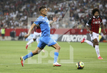 2021-08-22 - Cengiz Under of Marseille during the French championship Ligue 1 football match between OGC Nice (OGCN) and Olympique de Marseille (OM) on August 22, 2021 at Allianz Riviera stadium in Nice, France - Photo Jean Catuffe / DPPI - OGC NICE (OGCN) VS OLYMPIQUE DE MARSEILLE (OM) - FRENCH LIGUE 1 - SOCCER
