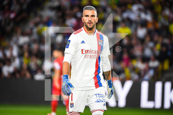 2021-08-27 - Anthony LOPES of Lyon during the French championship Ligue 1 football match between FC Nantes and Olympique Lyonnais on August 27, 2021 at La Beaujoire - Louis Fonteneau stadium in Nantes, France - Photo Matthieu Mirville / DPPI - FC NANTES VS OLYMPIQUE LYONNAIS - FRENCH LIGUE 1 - SOCCER