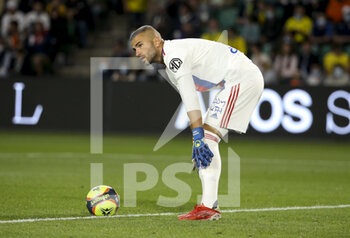2021-08-27 - Goalkeeper of Lyon Anthony Lopes during the French championship Ligue 1 football match between FC Nantes and Olympique Lyonnais (OL) on August 27, 2021 at Stade de La Beaujoire - Louis Fonteneau in Nantes, France - Photo Jean Catuffe / DPPI - FC NANTES VS OLYMPIQUE LYONNAIS - FRENCH LIGUE 1 - SOCCER