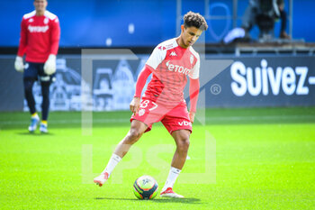 2021-08-29 - Sofiane DIOP of Monaco during the French championship Ligue 1 football match between ESTAC Troyes and AS Monaco on August 29, 2021 at Stade de L'Aube in Troyes, France - Photo Matthieu Mirville / DPPI - ESTAC TROYES VS AS MONACO - FRENCH LIGUE 1 - SOCCER