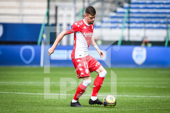 2021-08-29 - Caio HENRIQUE of Monaco during the French championship Ligue 1 football match between ESTAC Troyes and AS Monaco on August 29, 2021 at Stade de L'Aube in Troyes, France - Photo Matthieu Mirville / DPPI - ESTAC TROYES VS AS MONACO - FRENCH LIGUE 1 - SOCCER