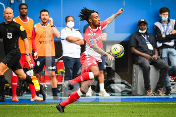 2021-08-29 - Gelson MARTINS of Monaco during the French championship Ligue 1 football match between ESTAC Troyes and AS Monaco on August 29, 2021 at Stade de L'Aube in Troyes, France - Photo Matthieu Mirville / DPPI - ESTAC TROYES VS AS MONACO - FRENCH LIGUE 1 - SOCCER