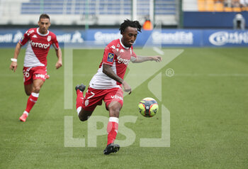 2021-08-29 - Gelson Martins of Monaco during the French championship Ligue 1 football match between ESTAC Troyes and AS Monaco (ASM) on August 29, 2021 at Stade de L'Aube in Troyes, France - Photo Jean Catuffe / DPPI - ESTAC TROYES VS AS MONACO - FRENCH LIGUE 1 - SOCCER