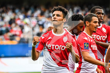 2021-08-29 - Sofiane DIOP of Monaco celebrates his goal during the French championship Ligue 1 football match between ESTAC Troyes and AS Monaco on August 29, 2021 at Stade de L'Aube in Troyes, France - Photo Matthieu Mirville / DPPI - ESTAC TROYES VS AS MONACO - FRENCH LIGUE 1 - SOCCER