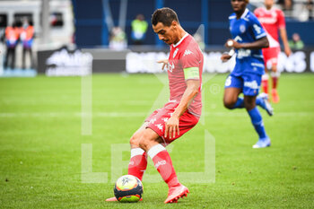 2021-08-29 - Wissam BEN YEDDER of Monaco during the French championship Ligue 1 football match between ESTAC Troyes and AS Monaco on August 29, 2021 at Stade de L'Aube in Troyes, France - Photo Matthieu Mirville / DPPI - ESTAC TROYES VS AS MONACO - FRENCH LIGUE 1 - SOCCER