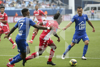 2021-08-29 - Gelson Martins of Monaco during the French championship Ligue 1 football match between ESTAC Troyes and AS Monaco (ASM) on August 29, 2021 at Stade de L'Aube in Troyes, France - Photo Jean Catuffe / DPPI - ESTAC TROYES VS AS MONACO - FRENCH LIGUE 1 - SOCCER