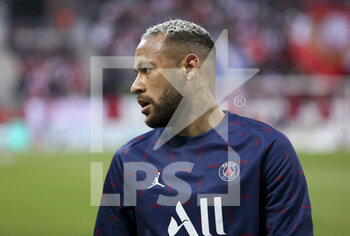 2021-08-29 - Neymar Jr of PSG during the French championship Ligue 1 football match between Stade de Reims and Paris Saint-Germain on August 29, 2021 at Auguste Delaune stadium in Reims, France - Photo Jean Catuffe / DPPI - STADE DE REIMS VS PARIS SAINT-GERMAIN - FRENCH LIGUE 1 - SOCCER
