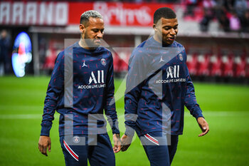 2021-08-29 - NEYMAR JR of PSG and Kylian MBAPPE of PSG during the French championship Ligue 1 football match between Stade de Reims and Paris Saint-Germain on August 29, 2021 at Auguste Delaune stadium in Reims, France - Photo Matthieu Mirville / DPPI - STADE DE REIMS VS PARIS SAINT-GERMAIN - FRENCH LIGUE 1 - SOCCER