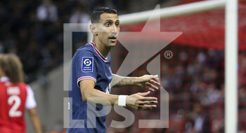 2021-08-29 - Angel Di Maria of PSG during the French championship Ligue 1 football match between Stade de Reims and Paris Saint-Germain on August 29, 2021 at Auguste Delaune stadium in Reims, France - Photo Jean Catuffe / DPPI - STADE DE REIMS VS PARIS SAINT-GERMAIN - FRENCH LIGUE 1 - SOCCER