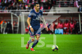 2021-08-29 - Angel DI MARIA of PSG during the French championship Ligue 1 football match between Stade de Reims and Paris Saint-Germain on August 29, 2021 at Auguste Delaune stadium in Reims, France - STADE DE REIMS VS PARIS SAINT-GERMAIN - FRENCH LIGUE 1 - SOCCER