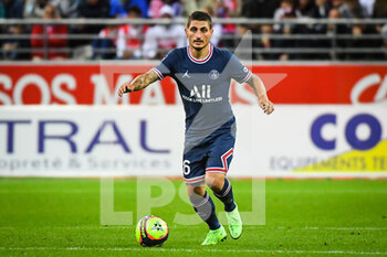 2021-08-29 - Marco VERRATTI of PSG during the French championship Ligue 1 football match between Stade de Reims and Paris Saint-Germain on August 29, 2021 at Auguste Delaune stadium in Reims, France - STADE DE REIMS VS PARIS SAINT-GERMAIN - FRENCH LIGUE 1 - SOCCER