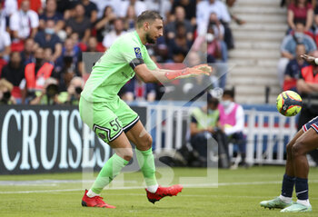 2021-09-11 - Goalkeeper of PSG Gianluigi Donnarumma during the French championship Ligue 1 football match between Paris Saint-Germain (PSG) and Clermont Foot 63 on September 11, 2021 at Parc des Princes stadium in Paris, France - PARIS SAINT-GERMAIN VS CLERMONT FOOT 63 - FRENCH LIGUE 1 - SOCCER