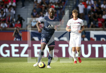2021-09-11 - Danilo Pereira of PSG during the French championship Ligue 1 football match between Paris Saint-Germain (PSG) and Clermont Foot 63 on September 11, 2021 at Parc des Princes stadium in Paris, France - PARIS SAINT-GERMAIN VS CLERMONT FOOT 63 - FRENCH LIGUE 1 - SOCCER