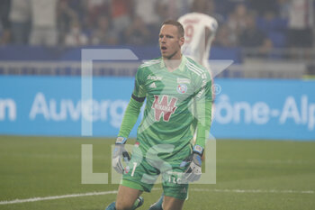 2021-09-12 - Matz SELS of Strasbourg during the French championship Ligue 1 football match between Olympique lyonnais and Racing Club de Strasbourg Alsace on September 12, 2021 at Groupama Stadium in Décines-Charpieu, near Lyon, France - OLYMPIQUE LYONNAIS VS RACING CLUB DE STRASBOURG ALSACE - FRENCH LIGUE 1 - SOCCER