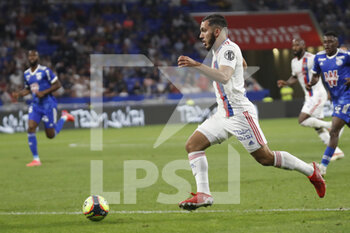 2021-09-12 - Rayan CHERKI of Lyon during the French championship Ligue 1 football match between Olympique lyonnais and Racing Club de Strasbourg Alsace on September 12, 2021 at Groupama Stadium in Décines-Charpieu, near Lyon, France - OLYMPIQUE LYONNAIS VS RACING CLUB DE STRASBOURG ALSACE - FRENCH LIGUE 1 - SOCCER