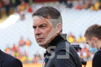 2021-09-18 - Arnaud POUILLE Directeur General RC Lens during the French championship Ligue 1 football match between RC Lens and Lille OSC, LOSC, on September 18, 2021 at Bollaert-Delelis stadium in Lens, France - RC LENS VS LILLE OSC - FRENCH LIGUE 1 - SOCCER