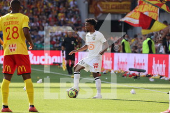2021-09-18 - Angel GOMES 20 LOSC during the French championship Ligue 1 football match between RC Lens and Lille OSC, LOSC, on September 18, 2021 at Bollaert-Delelis stadium in Lens, France - RC LENS VS LILLE OSC - FRENCH LIGUE 1 - SOCCER