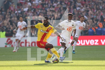 2021-09-18 - Defender Lens Kevin DANSO 4 during the French championship Ligue 1 football match between RC Lens and Lille OSC, LOSC, on September 18, 2021 at Bollaert-Delelis stadium in Lens, France - RC LENS VS LILLE OSC - FRENCH LIGUE 1 - SOCCER