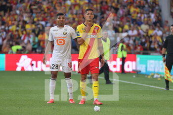 2021-09-18 - SOTOCA 7 Lens and REINILDO 28 LOSC during the French championship Ligue 1 football match between RC Lens and Lille OSC, LOSC, on September 18, 2021 at Bollaert-Delelis stadium in Lens, France - RC LENS VS LILLE OSC - FRENCH LIGUE 1 - SOCCER