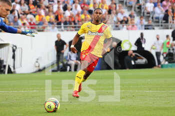 2021-09-18 - Wesley SAID 22 Lens during the French championship Ligue 1 football match between RC Lens and Lille OSC, LOSC, on September 18, 2021 at Bollaert-Delelis stadium in Lens, France - RC LENS VS LILLE OSC - FRENCH LIGUE 1 - SOCCER