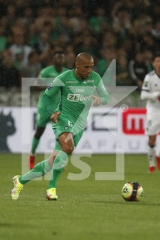 2021-09-18 - Wahdi KHAZRI of Saint Etienne during the French championship Ligue 1 football match between AS Saint-Etienne and FC Girondins de Bordeaux on September 18, 2021 at Geoffroy-Guichard stadium in Saint-Etienne, France - AS SAINT-ETIENNE VS FC GIRONDINS DE BORDEAUX - FRENCH LIGUE 1 - SOCCER