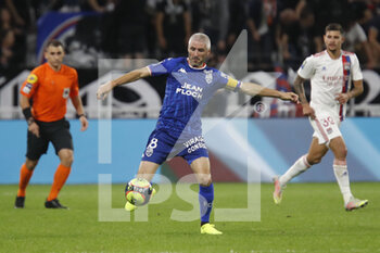 2021-09-25 - Fabien LEMOINE of Lorient during the French championship Ligue 1 football match between Olympique Lyonnais and FC Lorient on September 25, 2021 at Groupama stadium in Decines-Charpieu near Lyon, France - OLYMPIQUE LYONNAIS VS FC LORIENT - FRENCH LIGUE 1 - SOCCER
