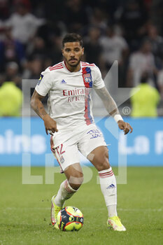 2021-09-25 - Henrique SILVA of Lyon during the French championship Ligue 1 football match between Olympique Lyonnais and FC Lorient on September 25, 2021 at Groupama stadium in Decines-Charpieu near Lyon, France - OLYMPIQUE LYONNAIS VS FC LORIENT - FRENCH LIGUE 1 - SOCCER