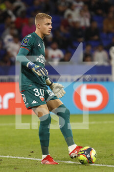 2021-09-25 - Paul NARDI of Lorient during the French championship Ligue 1 football match between Olympique Lyonnais and FC Lorient on September 25, 2021 at Groupama stadium in Decines-Charpieu near Lyon, France - OLYMPIQUE LYONNAIS VS FC LORIENT - FRENCH LIGUE 1 - SOCCER