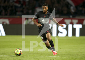 2021-09-25 - Abdou Diallo of PSG during the French championship Ligue 1 football match between Paris Saint-Germain (PSG) and Montpellier HSC (MHSC) on September 25, 2021 at Parc des Princes stadium in Paris, France - PARIS SAINT-GERMAIN (PSG) VS MONTPELLIER HSC (MHSC) - FRENCH LIGUE 1 - SOCCER
