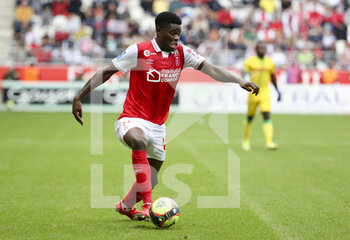 2021-09-26 - Marshall Munetsi of Reims during the French championship Ligue 1 football match between Stade de Reims and FC Nantes (FCN) on September 26, 2021 at Stade Auguste Delaune in Reims, France - STADE DE REIMS VS FC NANTES (FCN) - FRENCH LIGUE 1 - SOCCER