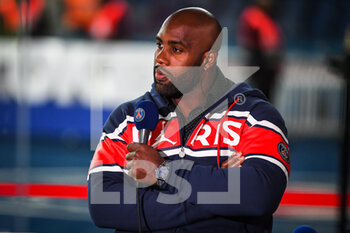 2021-10-15 - Teddy RINER during the French championship Ligue 1 football match between Paris Saint-Germain and SCO Angers on October 15, 2021 at Parc des Princes stadium in Paris, France - PARIS SAINT-GERMAIN VS SCO ANGERS - FRENCH LIGUE 1 - SOCCER