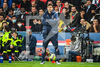 2021-10-15 - Mauricio POCHETTINO of PSG during the French championship Ligue 1 football match between Paris Saint-Germain and SCO Angers on October 15, 2021 at Parc des Princes stadium in Paris, France - PARIS SAINT-GERMAIN VS SCO ANGERS - FRENCH LIGUE 1 - SOCCER