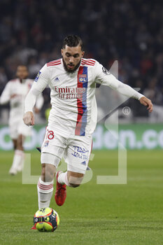 2021-10-16 - Rayan CHERKI of Lyon during the French championship Ligue 1 football match between Olympique Lyonnais and AS Monaco on October 16, 2021 at Groupama stadium in Decines-Charpieu near Lyon, France - OLYMPIQUE LYONNAIS VS AS MONACO - FRENCH LIGUE 1 - SOCCER