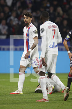 2021-10-16 - Lucas PAQUETA of Lyon during the French championship Ligue 1 football match between Olympique Lyonnais and AS Monaco on October 16, 2021 at Groupama stadium in Decines-Charpieu near Lyon, France - OLYMPIQUE LYONNAIS VS AS MONACO - FRENCH LIGUE 1 - SOCCER