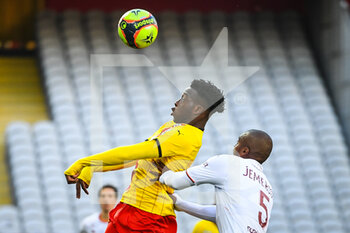 2021-10-24 - Arnaud KALIMUENDO of RC Lens during the French championship Ligue 1 football match between RC Lens and FC Metz on October 24, 2021 at Bollaert-Delelis stadium in Lens, France - RC LENS VS FC METZ - FRENCH LIGUE 1 - SOCCER