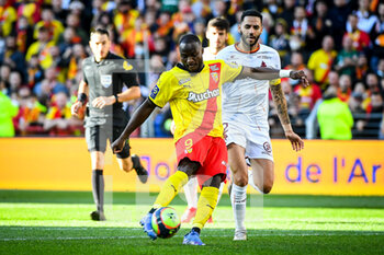 2021-10-24 - Ignatius GANAGO of Lens scores his goal during the French championship Ligue 1 football match between RC Lens and FC Metz on October 24, 2021 at Bollaert-Delelis stadium in Lens, France - RC LENS VS FC METZ - FRENCH LIGUE 1 - SOCCER