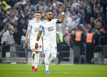 2021-10-24 - Dimitri Payet, Arkadiusz Milik (left) of Marseille during the French championship Ligue 1 football match between Olympique de Marseille (OM) and Paris Saint-Germain (PSG) on October 24, 2021 at Stade Velodrome in Marseille, France - OLYMPIQUE DE MARSEILLE (OM) VS PARIS SAINT-GERMAIN (PSG) - FRENCH LIGUE 1 - SOCCER