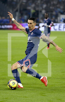 2021-10-24 - Angel Di Maria of PSG during the French championship Ligue 1 football match between Olympique de Marseille (OM) and Paris Saint-Germain (PSG) on October 24, 2021 at Stade Velodrome in Marseille, France - OLYMPIQUE DE MARSEILLE (OM) VS PARIS SAINT-GERMAIN (PSG) - FRENCH LIGUE 1 - SOCCER