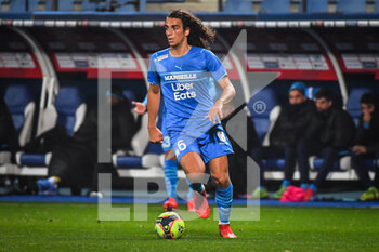 2021-10-27 - Matteo GUENDOUZI of Marseille during the French championship Ligue 1 football match between OGC Nice and Olympique de Marseille on October 27, 2021 at Stade de l'Aube in Troyes, France - OGC NICE VS OLYMPIQUE DE MARSEILLE - FRENCH LIGUE 1 - SOCCER